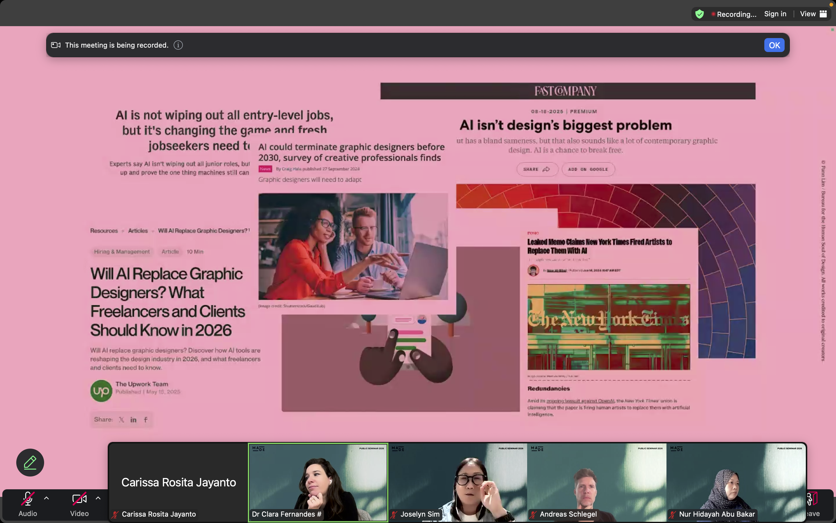 Week 5: MA Talk and acrylic prototype