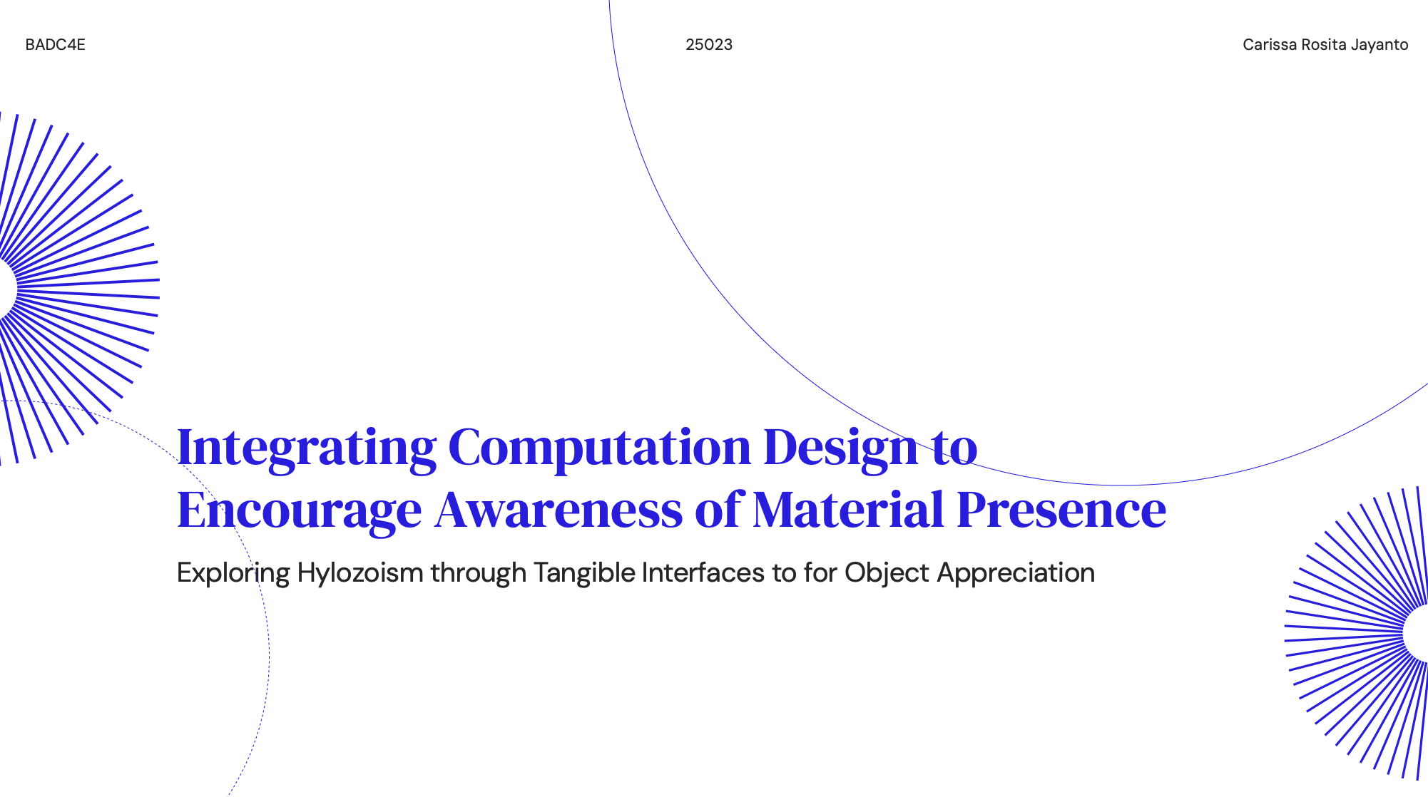 Presentation Title Slide