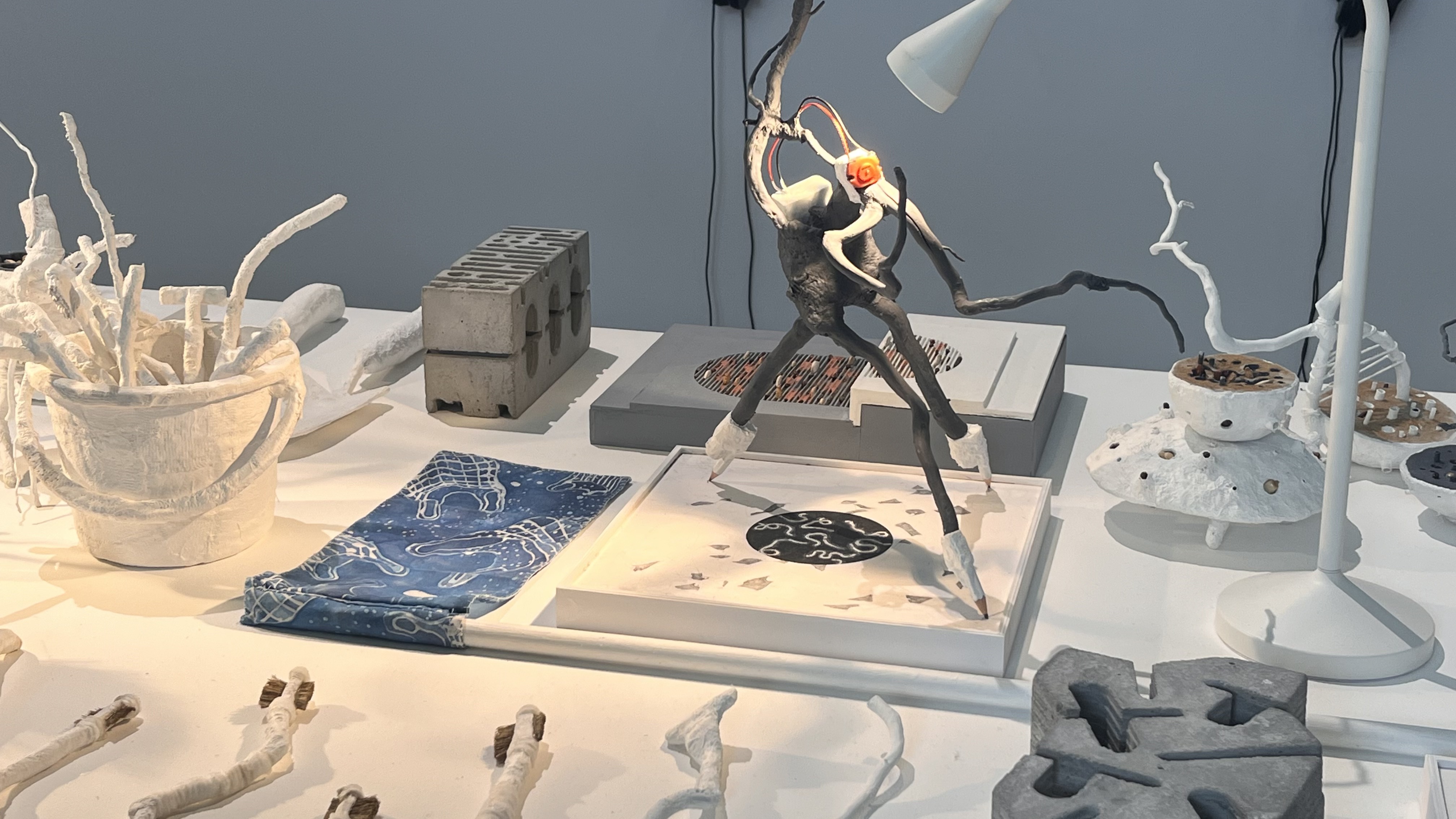 Blender particle simulation showing abstract variation