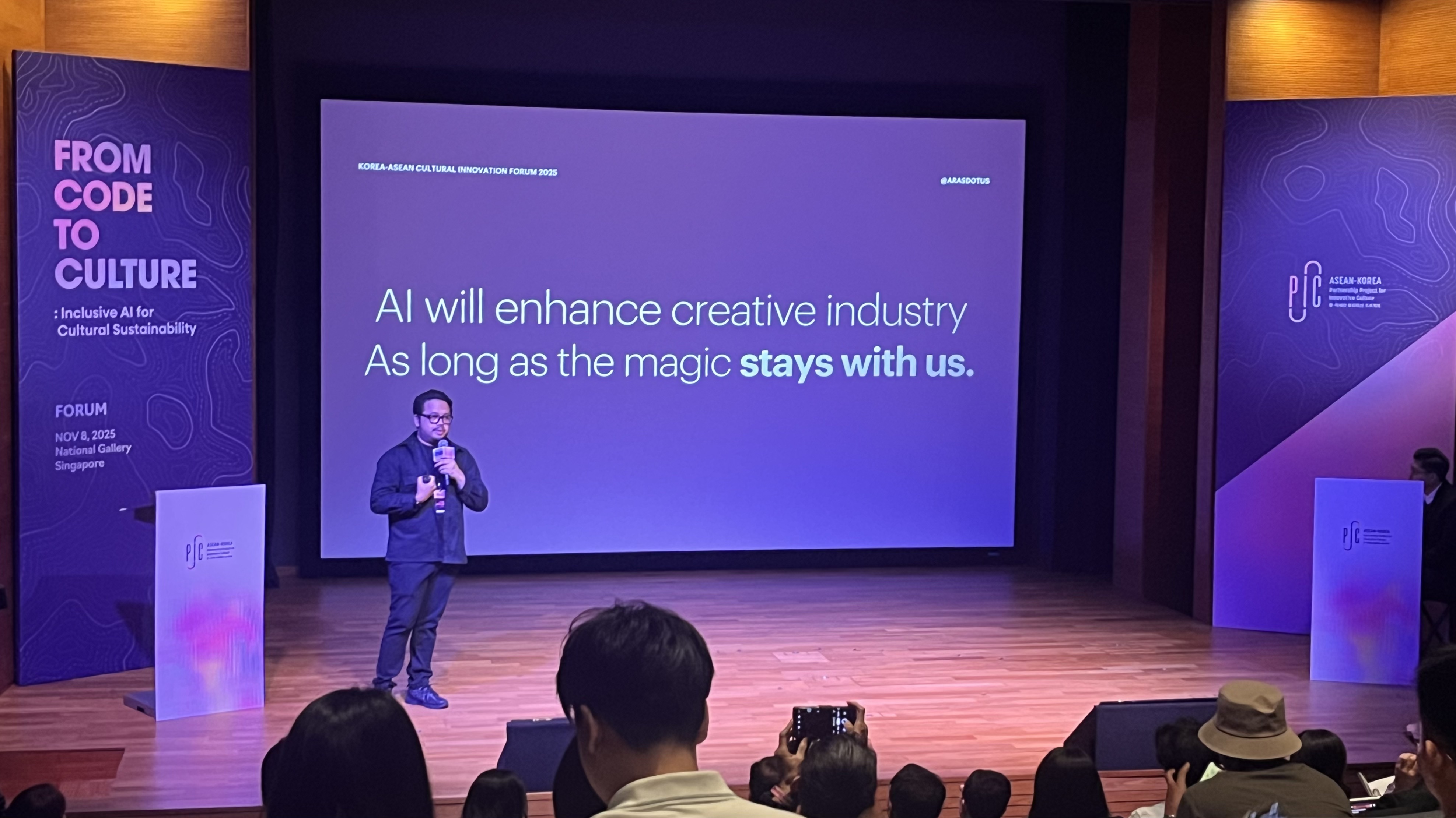 ASEAN Forum stage or overview of the event